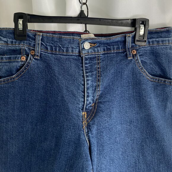 Levi’s 550 Jeans Women’s Stretch Boot Cut - Size 12M (32 x 31.5) - Dark Blue - Picture 5 of 13